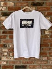 Billionaire Boys Club Graphic Paisley Logo Tee T-shirt White Astronaut Small