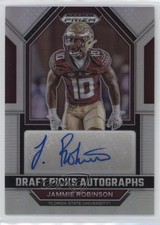 2023 Panini Prizm Draft Picks Silver Jammie Robinson #DPA-JAR Auto 1b1x