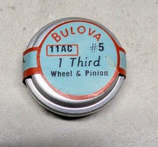 Vintage NOS Bulova 11 AC Third Wheel  Pinion 5 For Parts Repair
