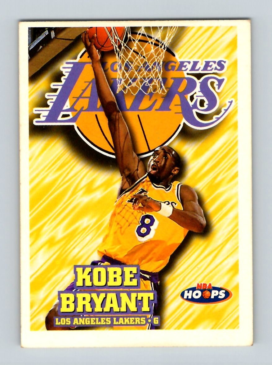 1997-98 Hoops #75 Kobe Bryant (small bend,worn)