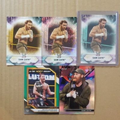 Sami Zayn All Short Print And Numbered Lot!  #WM42 Performer Vs. Trick Williams!