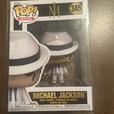 Funko Pop Micheal Jackson King Of Pop Vinyl #345 In White Suit With Hat