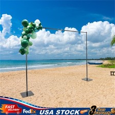Backdrop Stand 10x8ft Heavy Duty Adjustable Photography Banner Background Suppor