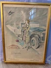 VINTAGE 1928 CIRO la Cigarette - MENU - Paris - Framed