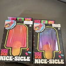 Schylling NeeDoh Nice-Sicle Bundle Set of 2 New Authentic Super Squish
