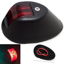 12V LED Navigation Sailing Lamp Waterproof Marine Boat Yacht Plastic Red