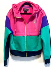 Nike Air Jordan Colorblock Zip Hoodie Streetw...