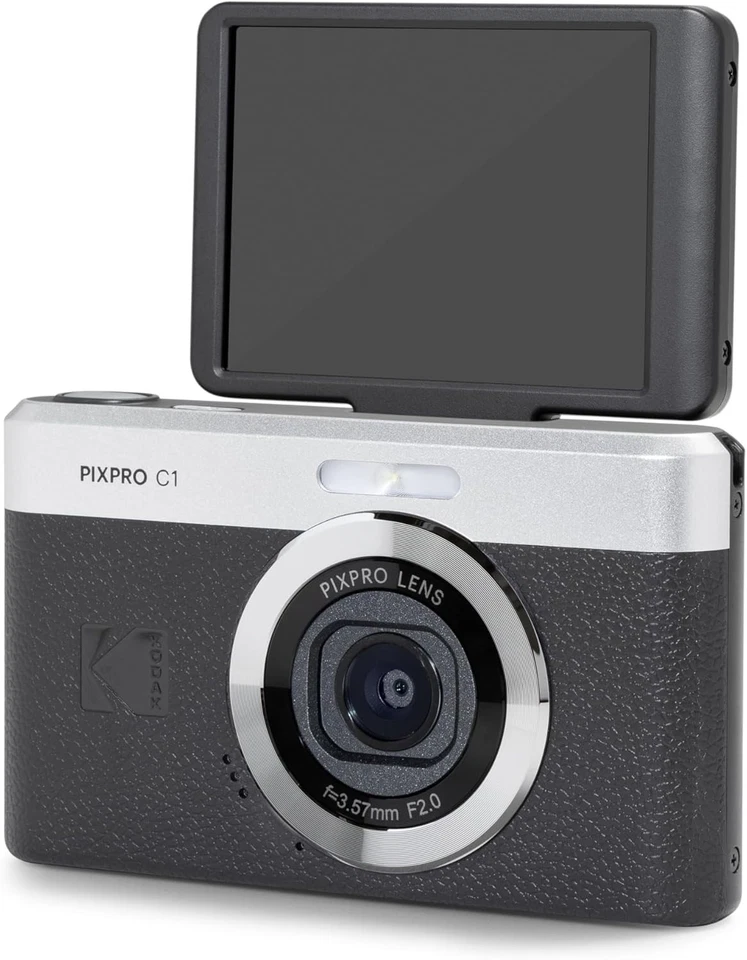 Kodak PIXPRO C1 13MP 4x Zoom Compact Camera - Black - Image 3 of 4