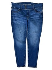 American Eagle Blue Dark Wash High-Rise Jegging Denim Jeans Women's Size 18R