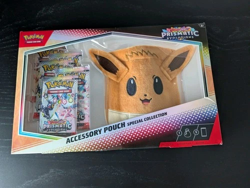 POKEMON TCG Prismatic Evolutions Accessory Pouch Special Collection