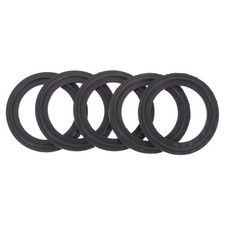 5Pcs Durable Rubber Seals Tri Clamp Gasket for Machine Black Flexible O-Rings