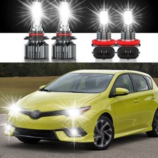 9012 H11 LED Headlight Bulbs White for Toyota Corolla iM 2017-2018 NEW 2026