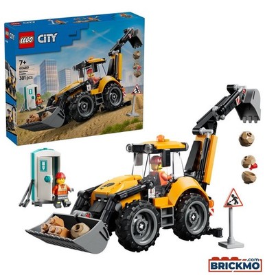 LEGO City 60480 Gelber Baggerlader 60480