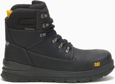 Caterpillar Hombres IMPACT HIKER WP TX CC Puntera Trabajo Botas Impermeables Negras EE. UU. 13M