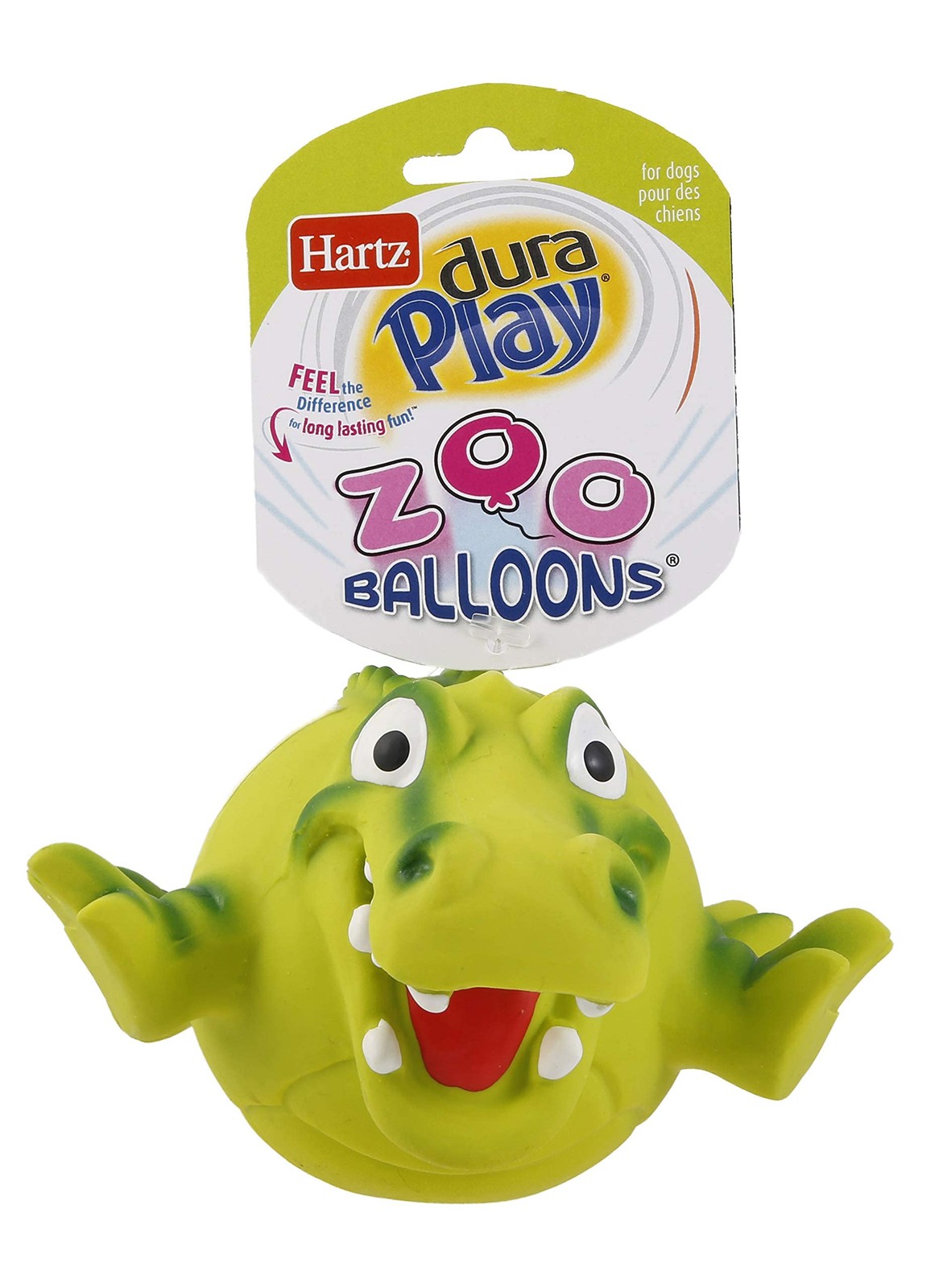 Dura Play ZooBalloons Dog Toy, 1 Count (Pack of 1), All Bree
