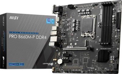 MSI PRO B660M-P DDR4 Mainboard Intel Sockel 1700 Intel B660 USB 3.2 M.2 PCIe 4.0