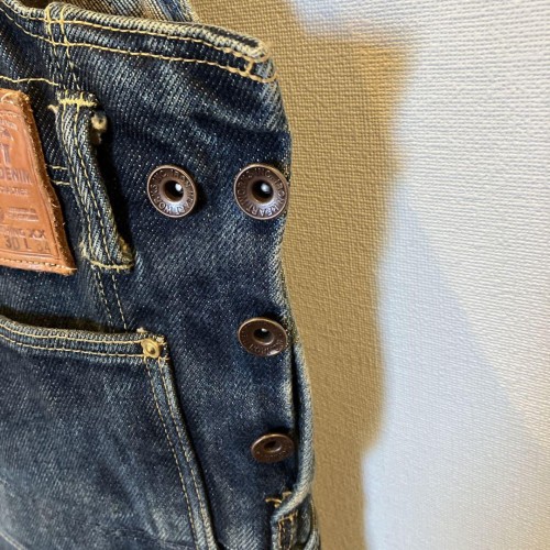 IRON HEART Overalls 21oz EXTRA HEAVY DENIM W30 L34 limited From