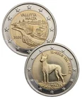 €2 EURO MORTAR 2026 - DOG + VALLET PAIR 2 COINS FDC FROM ROLL