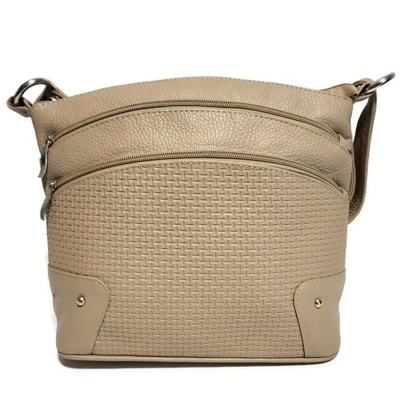 Leather Crossbody Bag &ndash; Medium Size, Adjustable Strap