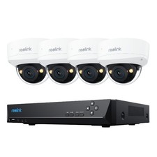 Reolink 12MP PoE Überwachungskamera Set mit 4X IK10 vandalensichere Aussenkamera
