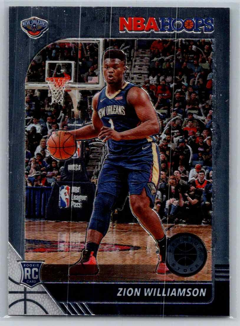 2019-20 Hoops Premium Stock #258 Zion Williamson