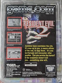 Resident Evil 2 (Tiger Game.Com, 1998) NEW SEALED RARE