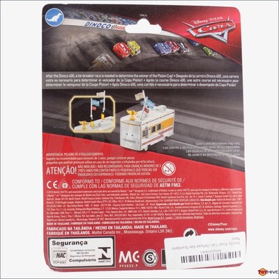 Disney Pixar Cars 3 Cars Van Scanlane RV Dinoco 400 by Mattel 2018
