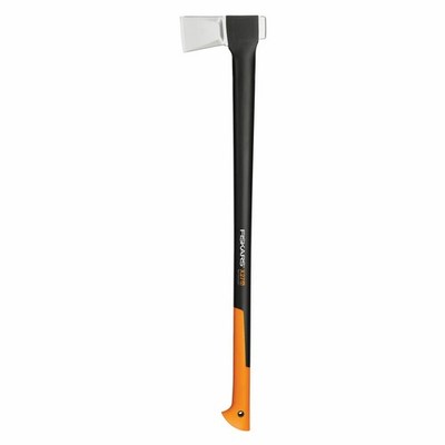 Fiskars Spaltaxt X27 XXL Spalt Axt Gartenbeil Kunststoff Schwarz Orange 91 cm