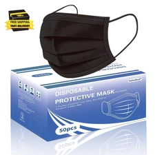 Disposable Face Masks, Lightweight Breathable Facial Masks for Adult, Men, Women