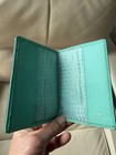 Kate Spade Passport Holder Case Leather teal  pre owned  — photo 2