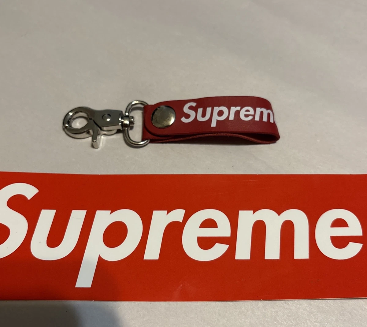 Supreme Leather Key Chains, Rings & Cases for Men for sale | eBay