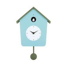Karlsson Cuckoo Light Wall Clock Ticking Swinging Pendulum Cuckoo Clock