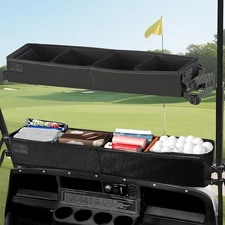 MONOJOY Golf Cart Storage Accessories, Tray Organizer with Cool Insulated Bevera