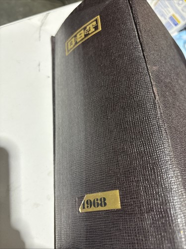 QST Amateur Radio Magazine - 1968 Complete 12 Volume Set Hard Bound Binder