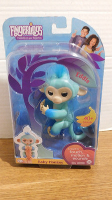FINGERLINGS EDDIE THE BABY MONKEY NEW IN BOX BY WOW WEE 40 SOUNDS