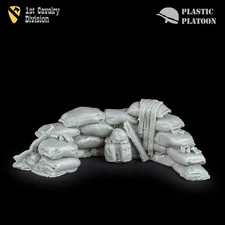 PLASTIC PLATOON Terrain Bags  1:32 very old MEGA RARE
