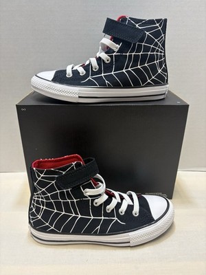 New Converse Chuck Taylor CTAS 1V HI Spiderweb Easy-On Kids Size 1 Youth