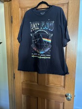 Pink Floyd Dark Side of the Moon 1972-1973 World Tour Graphic Tee Shirt Size XL