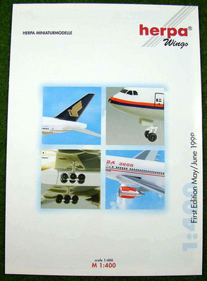 Herpa Wings Prospekt First Edition May/June 1998 | 4 Seiten | d300