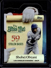 2025 Topps Holiday Shohei Ohtani Making The Nice List #MNL-2 Dodgers