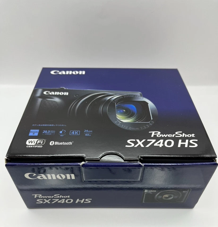 【New】Canon PowerShot SX740 HS 20.3MP 4K Digital Camera 40x Optical Zoom Black - Image 2 of 4