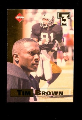 1998 Collector's Edge Triple Threat T3 #4 Tim Brown Oakland Raiders HOF Qty