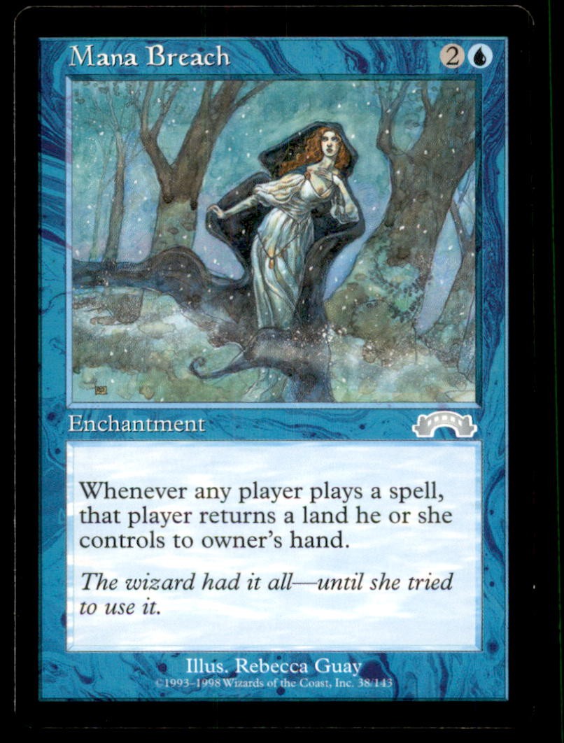 Mana Breach LP Light Play Exodus MTG [10608]