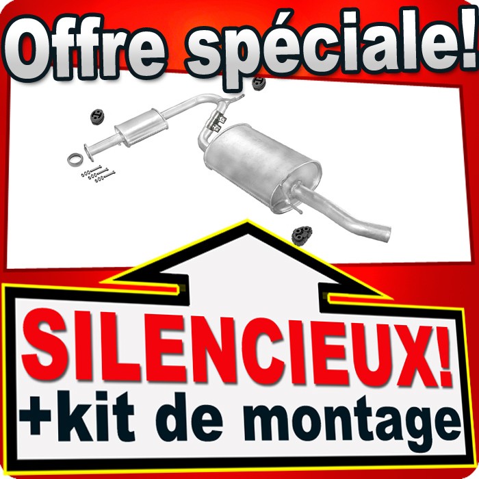 Ligne pot d'échappement Peugeot Boxer 2.8 HDi 2002 2003 2004 2005 2006 silencieux de rechange