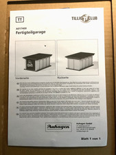Tillig TT Club Weihnachtszugabe 2024 - Bausatz Auhagen Fertigteilgarage neu