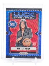 BUB CARRINGTON 2024-25 PRIZM LUCK OF THE LOTTERY BLUE WAVE ROOKIE /175 #2 Q5537