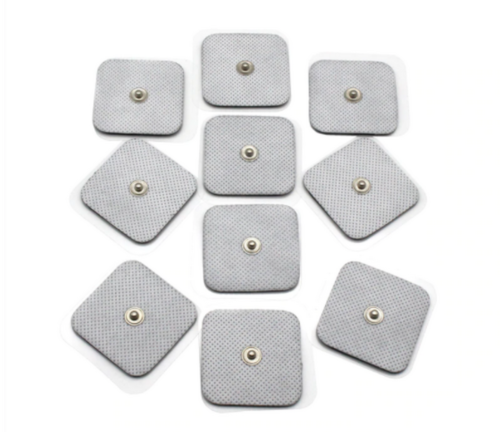 10 Electrode pad massage pads compatible with Healy Frequency TENS 2x2 in size - Afbeelding 1 van 2