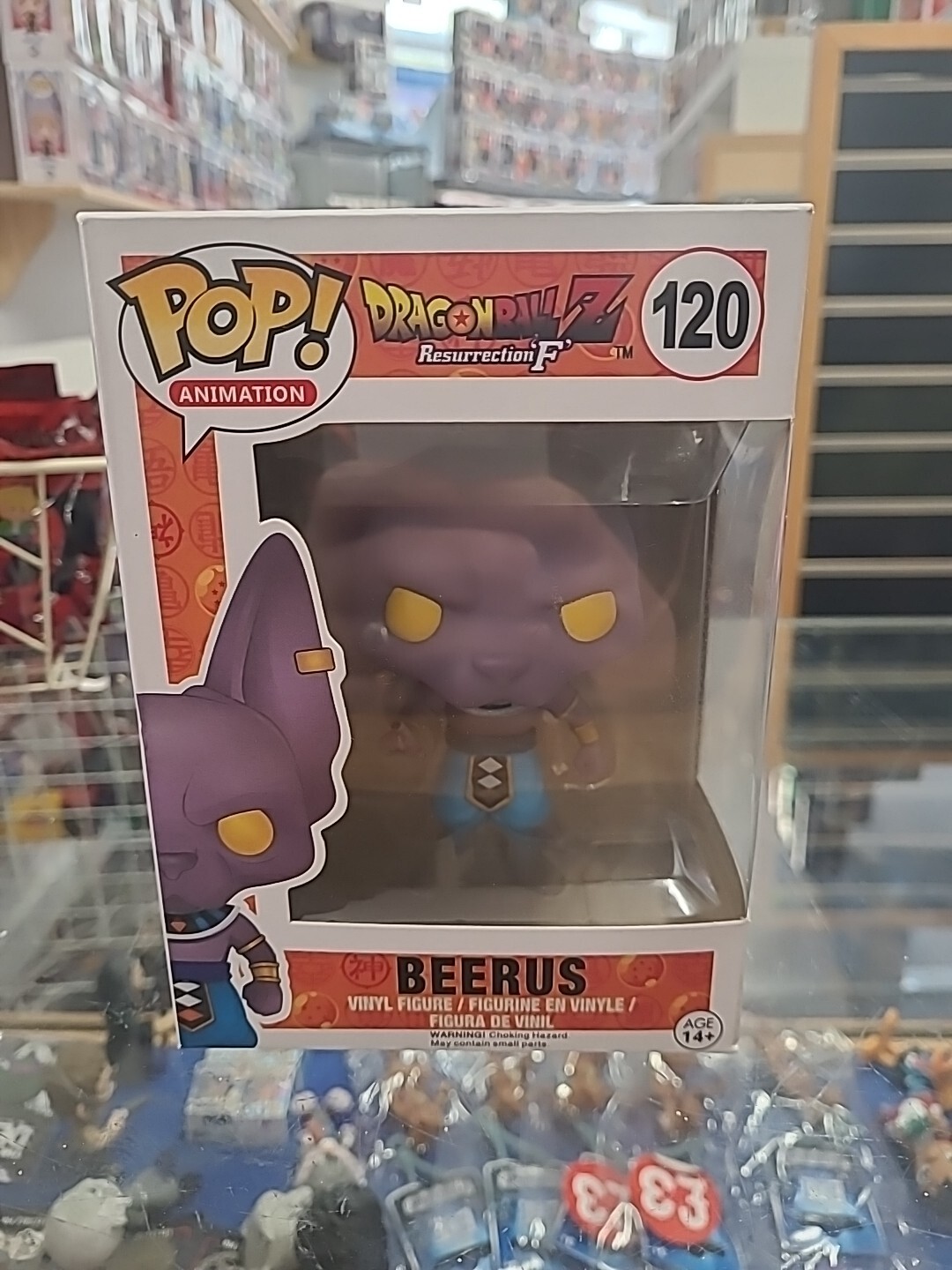 Beerus Dragon Ball Z Resurrection Of F Funko Pop Vinilo 120 Animación Funko
