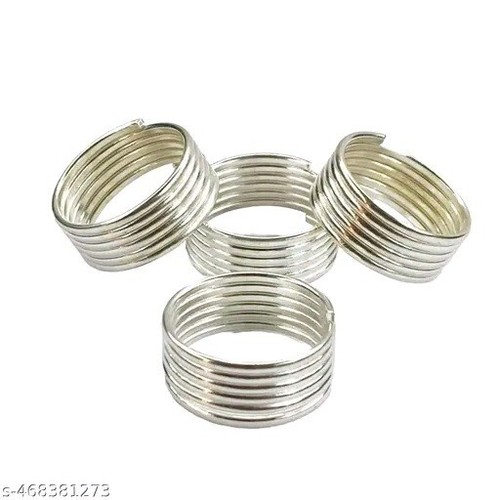 Anillo de dedo del pie de plata ajustable de moda para mujer anillo de varios pies joyería para damas - Imagen 3 de 4
