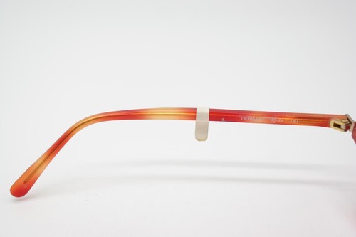 Vintage Brille Brendel 9001 Rot Gold Oval Brillengestell eyeglasses - Imagen 5 de 6